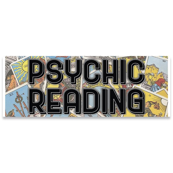 Psychic Readings Banner Concession Stand Food Truck Single Sided